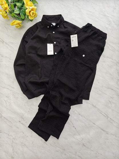 2 in 1 combo MFW Lenin shirts + lenin pant cord sets buy @500 rs only