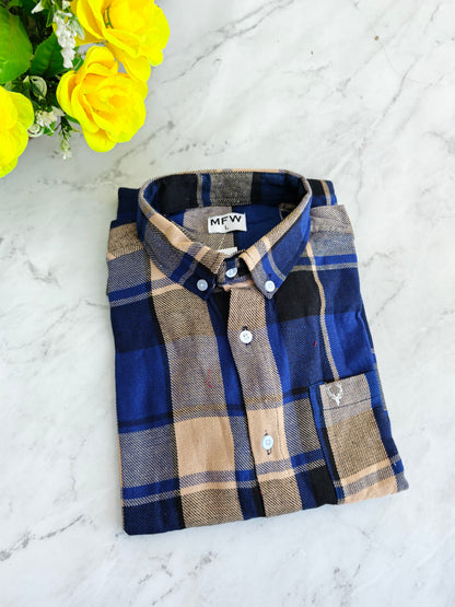 MFW Old money type full sleeve checked shirts Single pcs @299 and Buy 4 pcs combo @999
