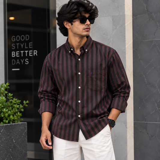 MFW Full sleeve stripes shirts Single pcs @299 and Buy 4 pcs combo @999