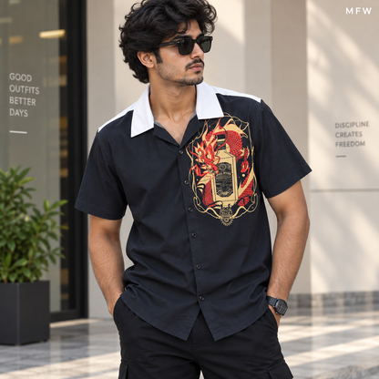 MFW designer Cuban collar shirts buy @250 rs only