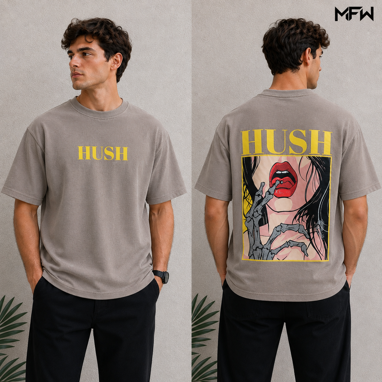 (D5)MFW drop shoulder Tshirt 1 pc @199 and 3 pcs @ 499