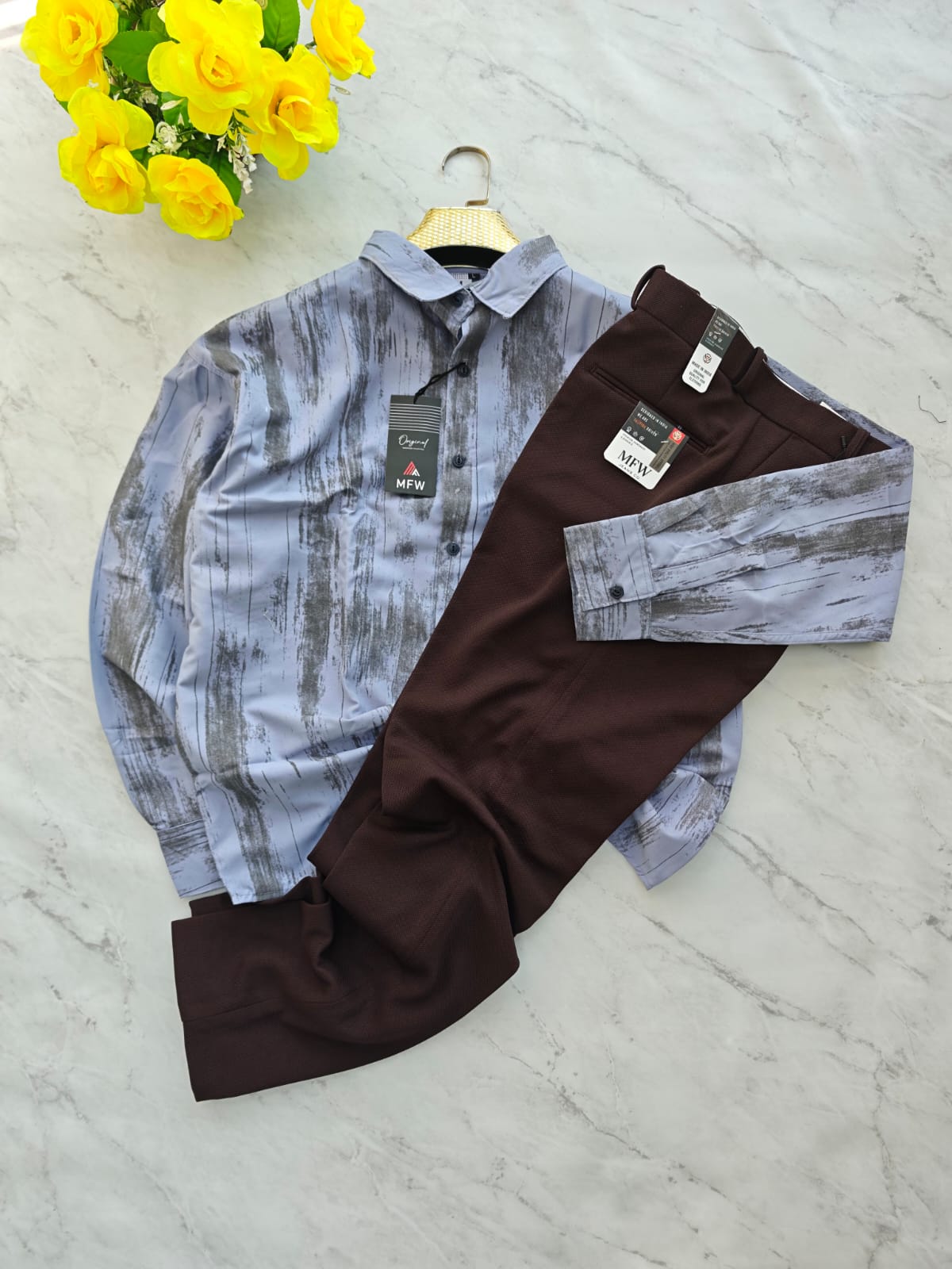 2 in 1 Combo Printed shirts + peanut polo fit pant buy @550 rs only