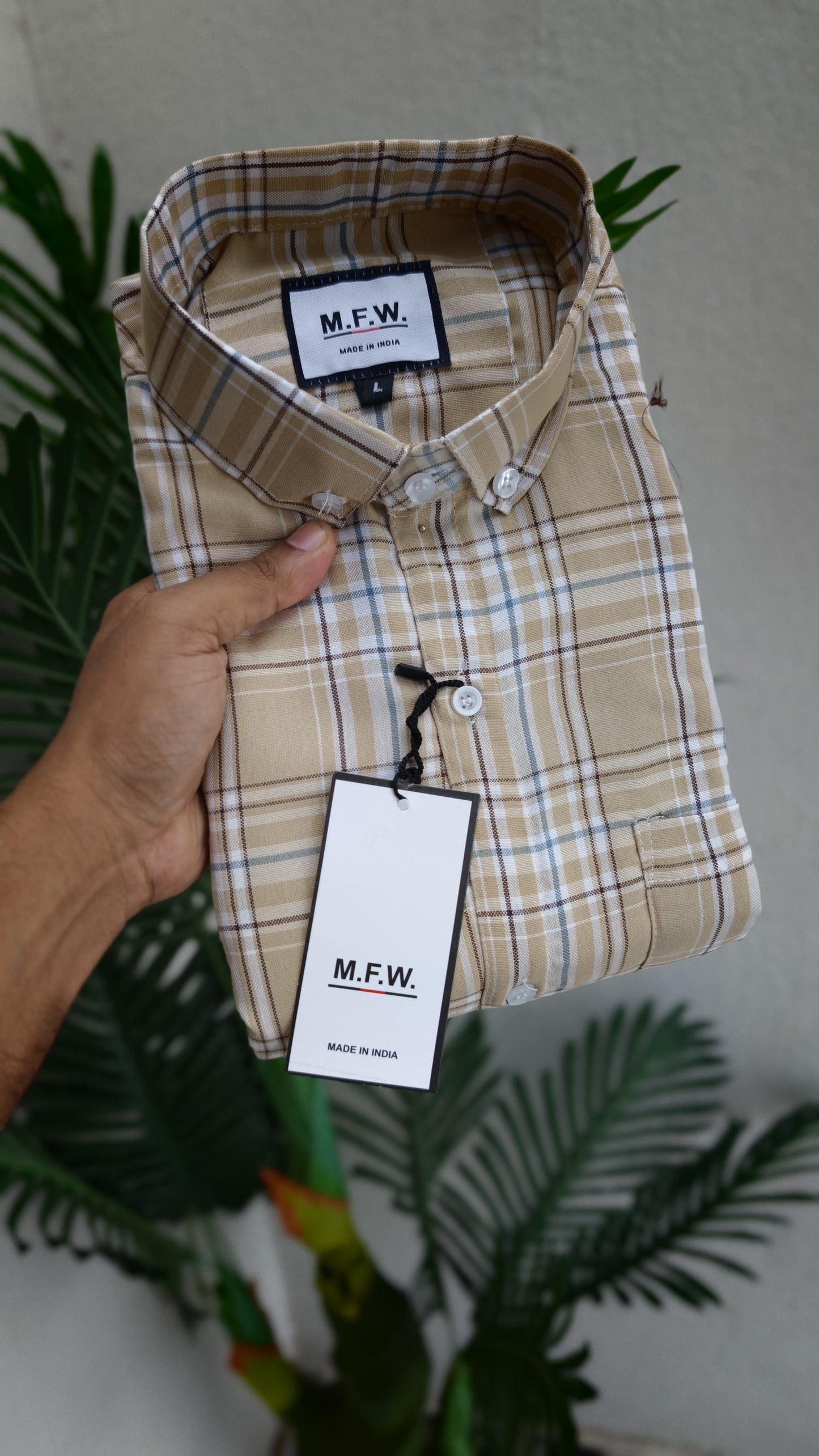 MFW Full sleeve checked shirts Single pcs @299 and Buy 4 pcs combo @999(CS-1)