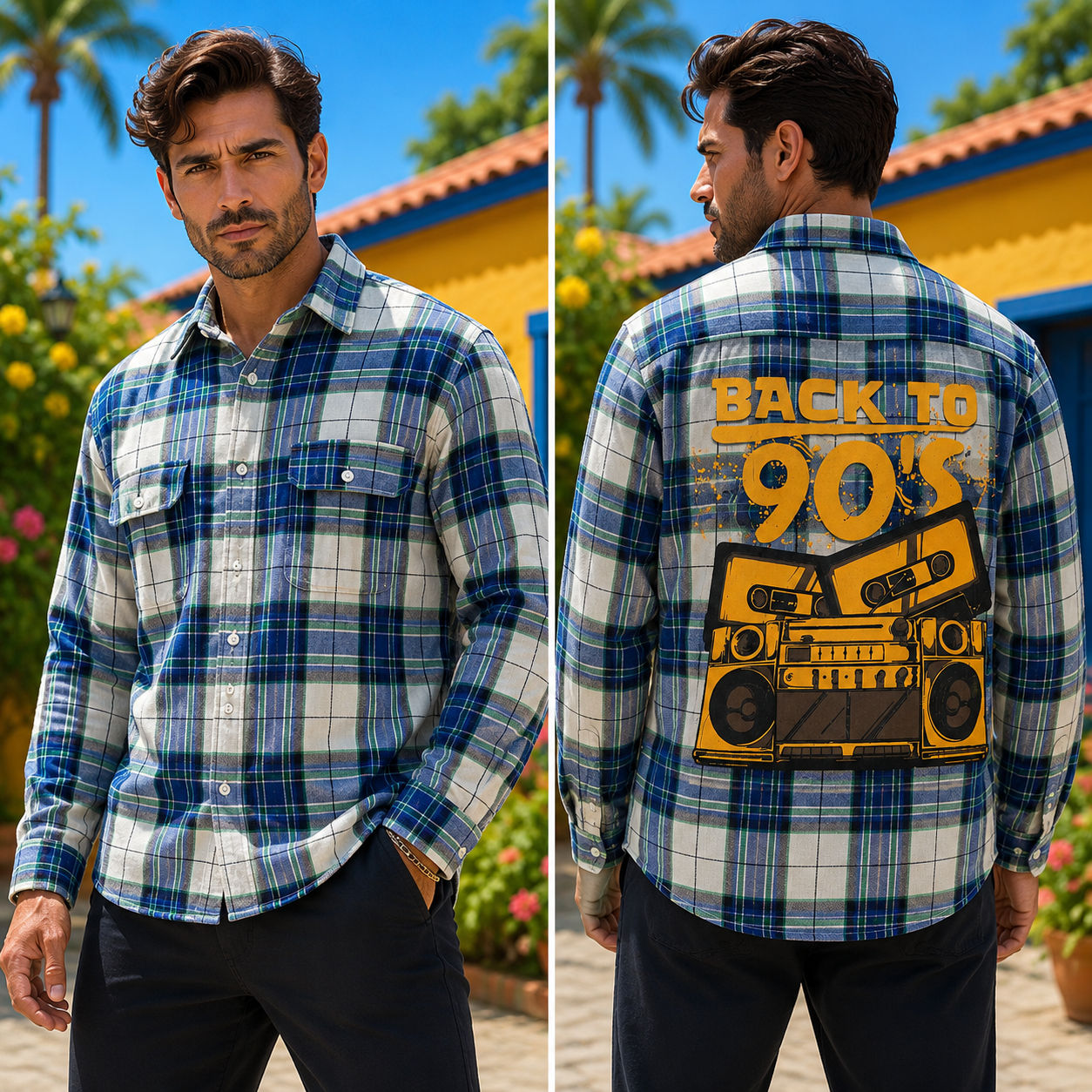 Mfw double pocket back printed Shirts single pcs @299 and Buy 4 pcs combo @999