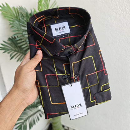 Mfw embroidery full sleeve Shirts single pcs @299 and Buy 4 pcs combo @999