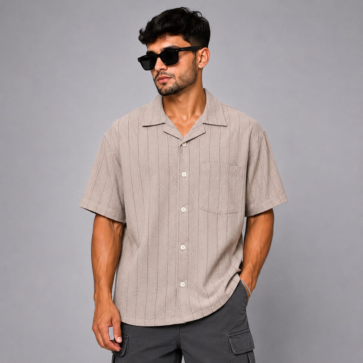 D11 MFW Cuban collar shirts buy 3 pcs @499 and 1 pcs @199