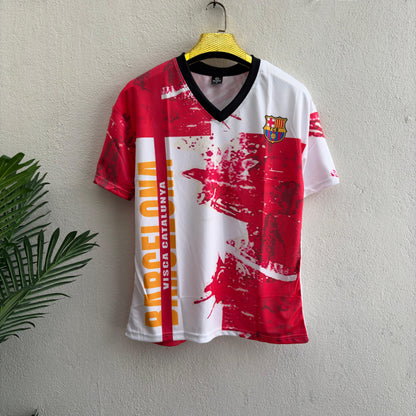 V Neck Drop shoulder Football jersey buy 3 pcs @499 and 1 pcs @199