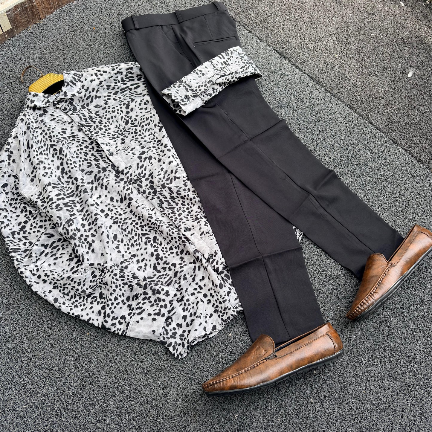 3 in 1 combo Printed Shirts & Polo fit pant & loafer @999 only