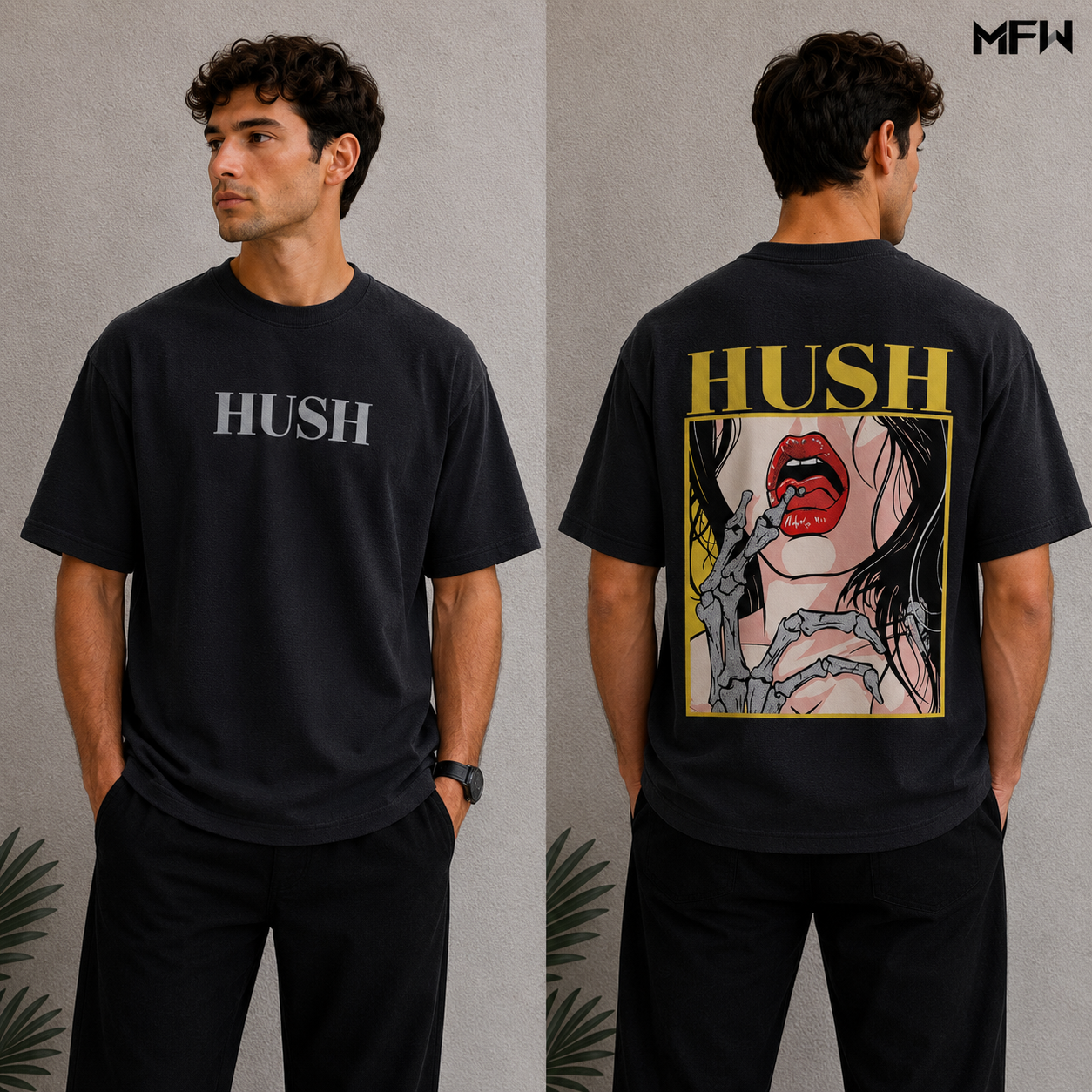 (D5)MFW drop shoulder Tshirt 1 pc @199 and 3 pcs @ 499