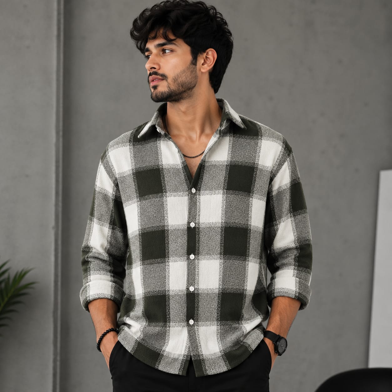 MFW grindal fabric checked shirts Single pcs @299 and Buy 4 pcs combo @999