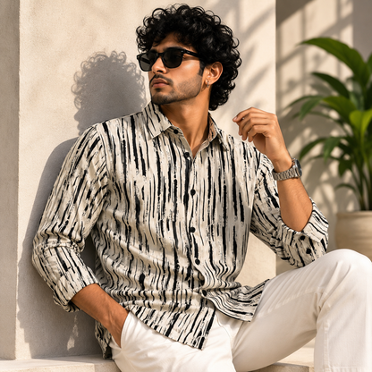 Men's Full sleeve viscose printed shirts buy @300 rs only