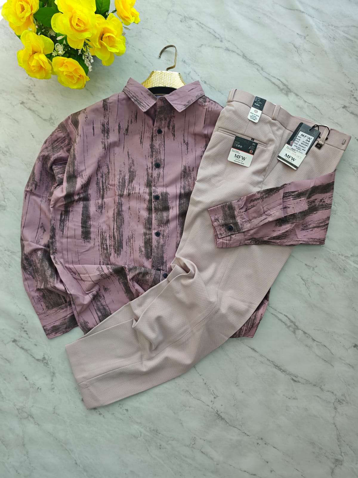 2 in 1 Combo Printed shirts + peanut polo fit pant buy @550 rs only
