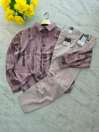 2 in 1 Combo Printed shirts + peanut polo fit pant buy @550 rs only