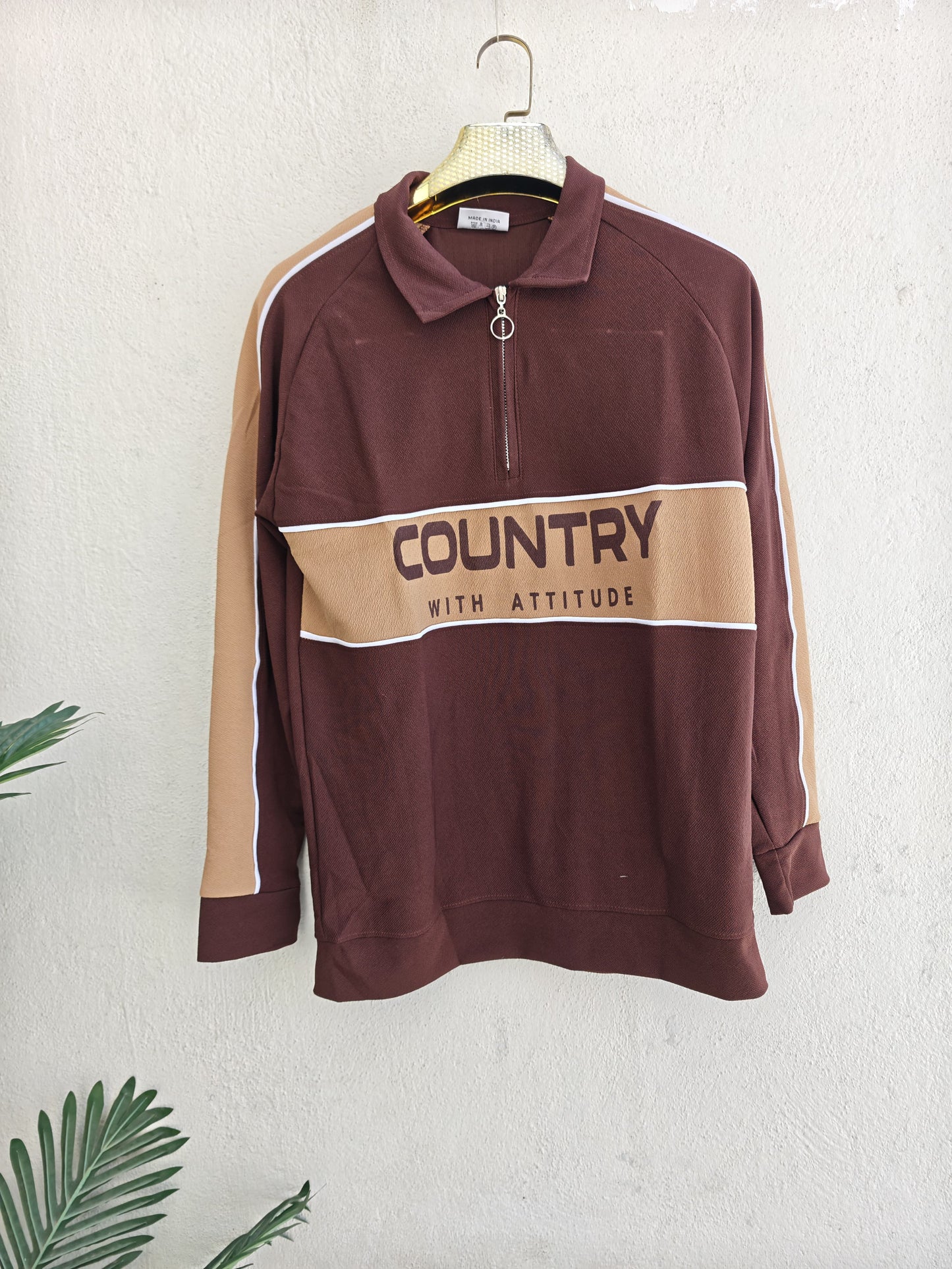 Men's korean Collar premium old money Zipper Full sleeve tshirts@249 (Fabric Reference – Please Read Description)