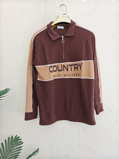 Men's korean Collar premium old money Zipper Full sleeve tshirts@249 (Fabric Reference – Please Read Description)