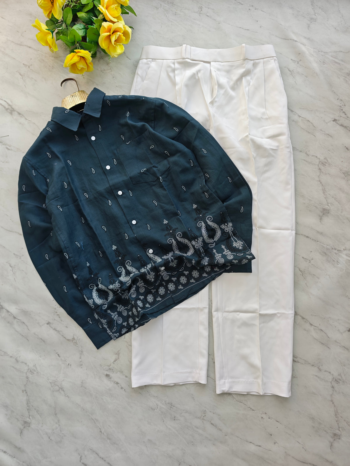 2 in 1 Combo MFW bottom printed shirts + Korean Baggy pant buy @600 rs only