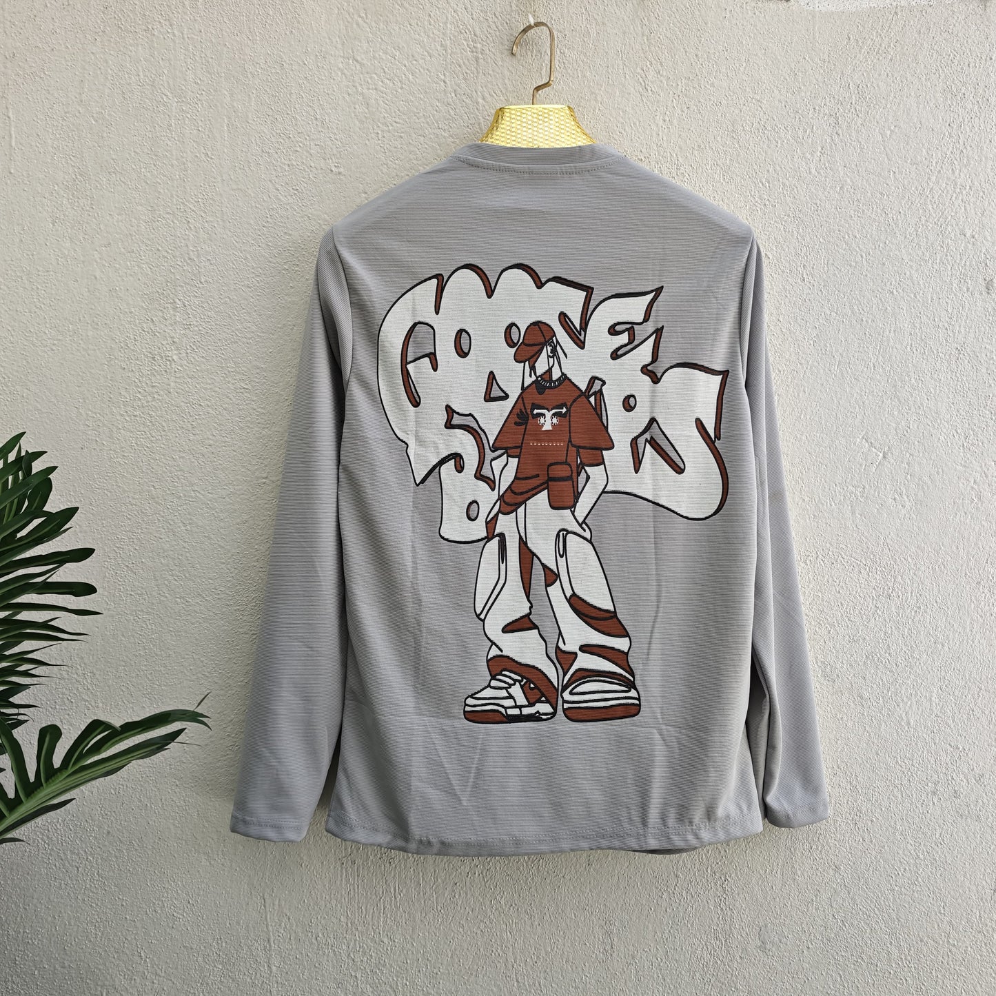 Mfw Full sleeve back printed Tshirt 1 pc @199 and 3 pcs @ 499