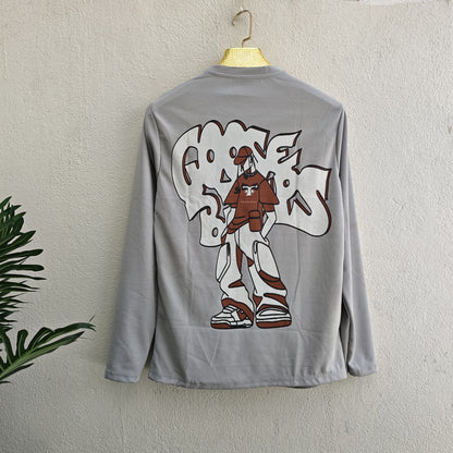 Mfw Full sleeve back printed Tshirt 1 pc @199 and 3 pcs @ 499