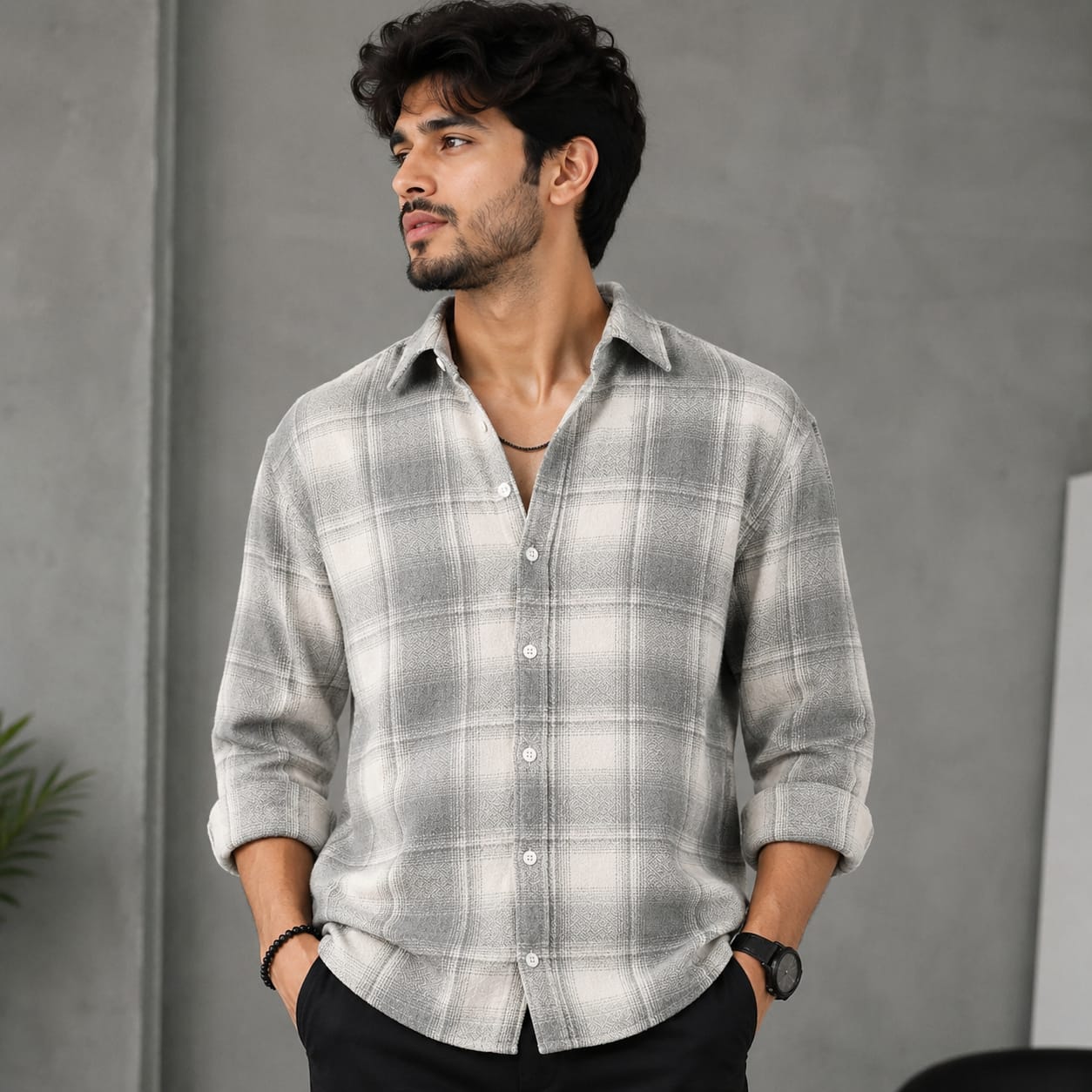 MFW grindal fabric checked shirts Single pcs @299 and Buy 4 pcs combo @999
