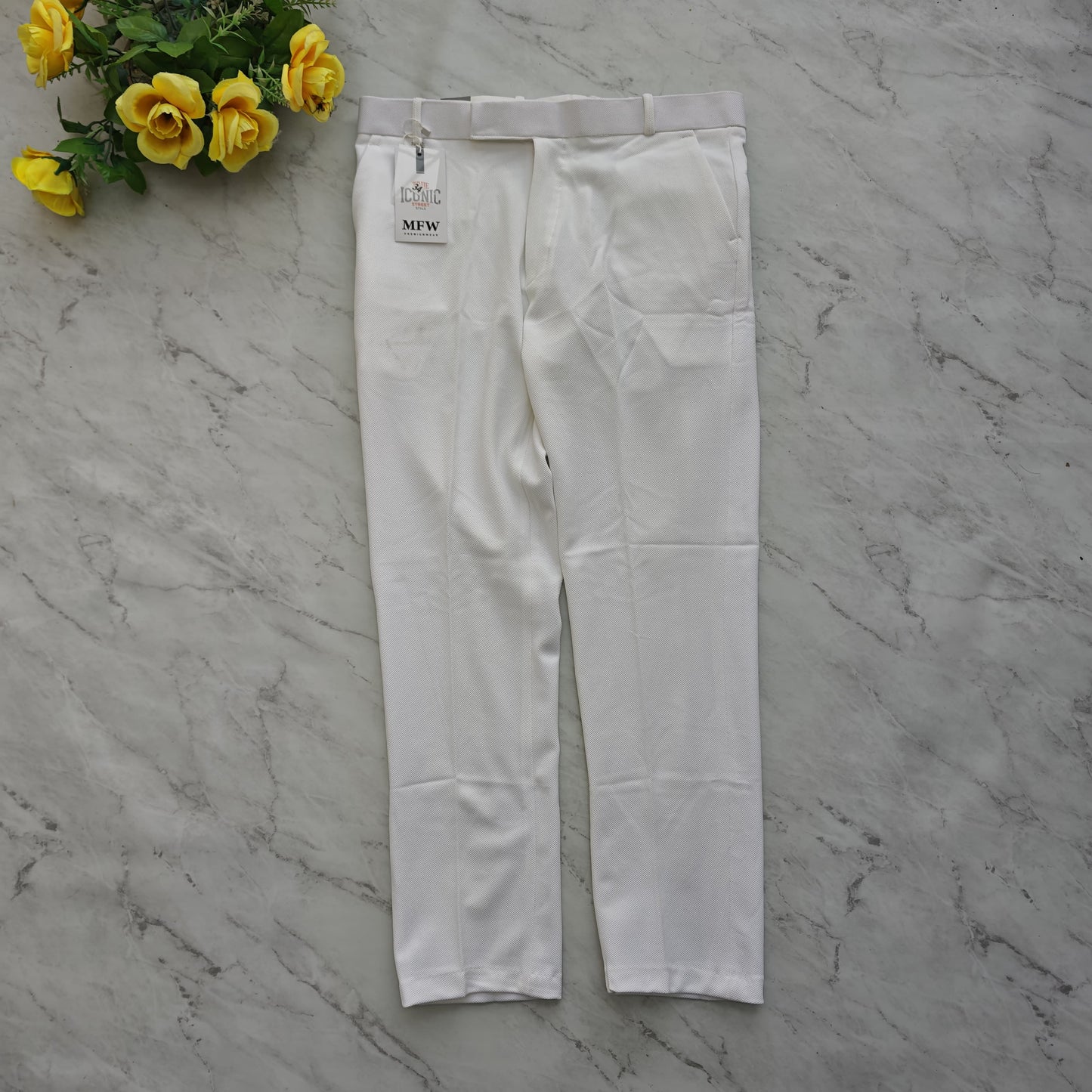 3 in 1 combo Mfw brand Penut fabric polofit pants buy 3 pcs combo @999(Black+white+ grey)