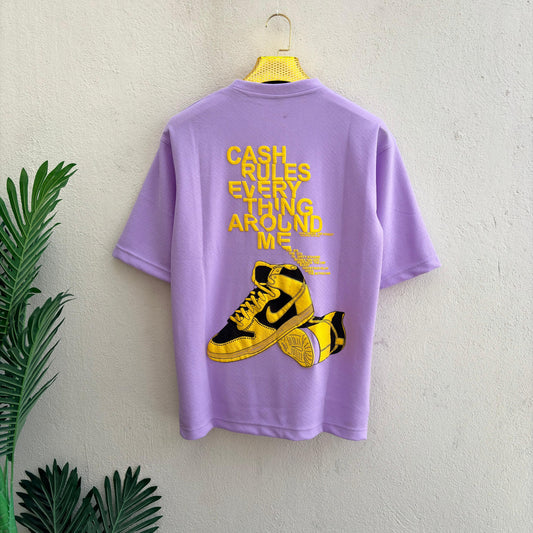 Round neck Front and back print droup shoulder Tshirt 1 pc @199 and 3 pcs @ 499