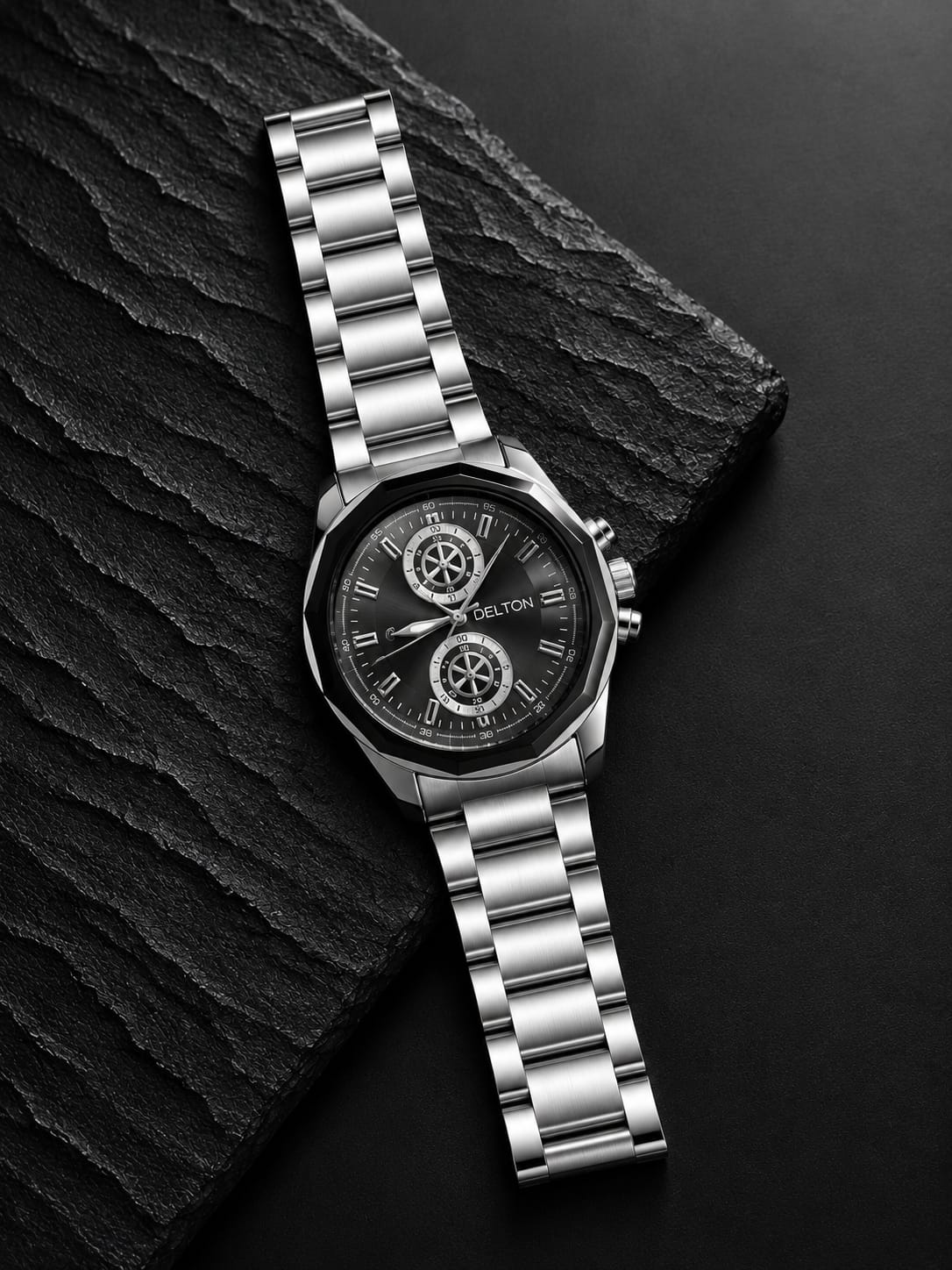 Mens most trendy Sliver strap watches @200