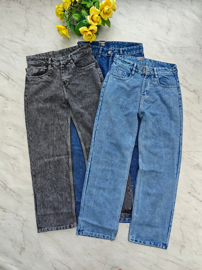 3 in 1 Combo men's Mom fit jeans jeans pants buy @999 only [Grey shade,Dark blue ,ice blue ]