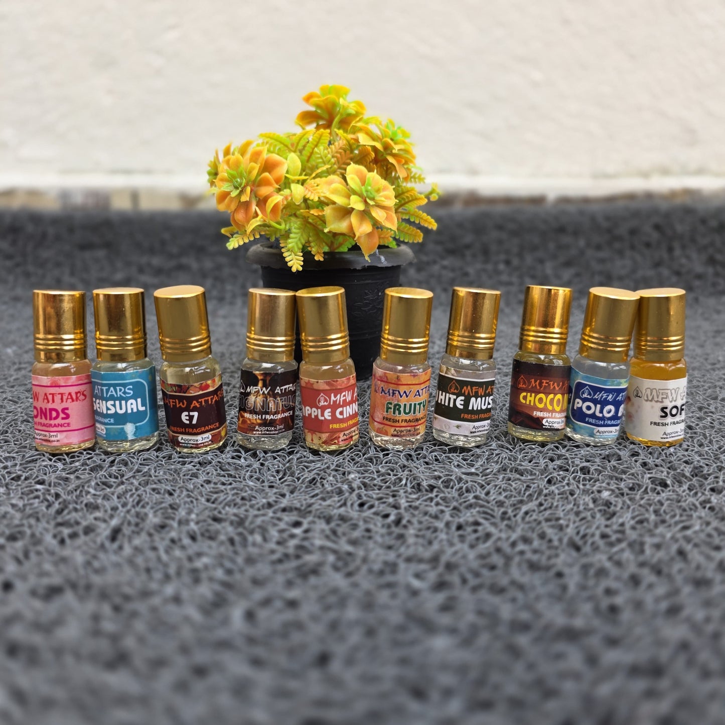 10 in 1 combo MFW Attar pack of 10 flavour attar buy @200 only