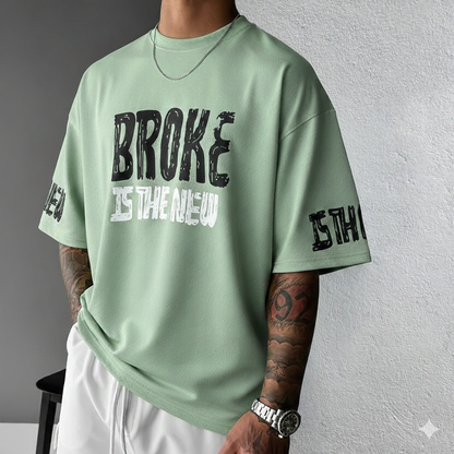 Round neck Front and back Printed droup shoulder Tshirt 1 pc @199 and 3 pcs @ 499