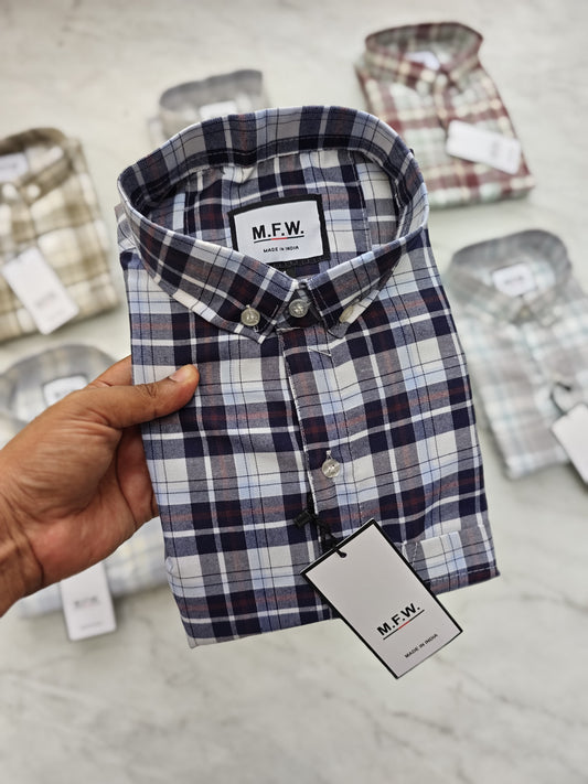 Mfw oxford Checked shirts Single pcs @299 and Buy 4 pcs combo @999