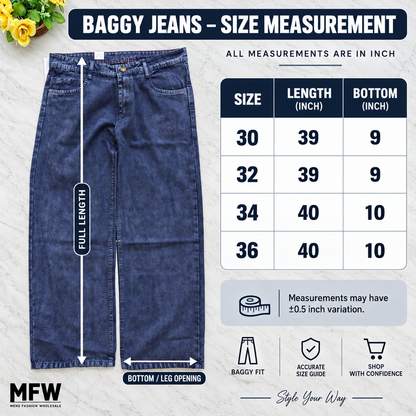 MFW Baggy jeans pants buy@350 rs only