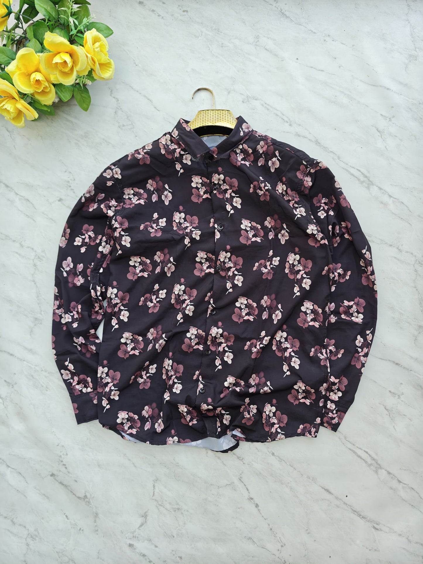 MFW Floral Viscose Printed Full Sleeve Shirt Single pcs @299 and Buy 4 pcs combo @999