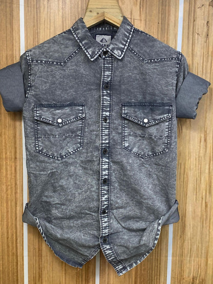 Men's Full sleeve Double pocket Denim Shirts single pcs @350 and Buy 3 pc combo @999